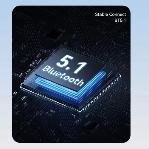 Yesido - Vezeték nélküli fülhallgató (TWS18) - Bluetooth V5.1, Félig fülbe helyezhető kialakítás, 220mAh, C típusú - Fehér