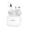 Yesido - Vezeték nélküli fülhallgató (TWS17) - Bluetooth V5.1-gyel, félig fülbe helyezhető kialakítás, 200mAh, C típusú - fehér