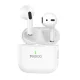 Yesido - Vezeték nélküli fülhallgató (TWS17) - Bluetooth V5.1-gyel, félig fülbe helyezhető kialakítás, 200mAh, C típusú - fehér