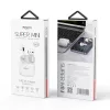 Yesido - Vezeték nélküli fülhallgató (TWS17) - Bluetooth V5.1-gyel, félig fülbe helyezhető kialakítás, 200mAh, C típusú - fehér