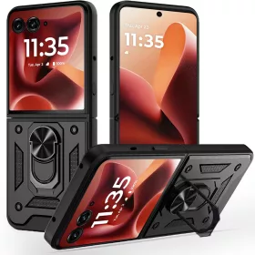   Techsuit - CamShield ütésálló tok - Motorola Razr 60 Ultra - Fekete