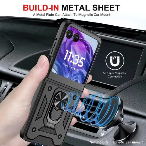 Techsuit - CamShield ütésálló tok - Motorola Razr 60 Ultra - Fekete