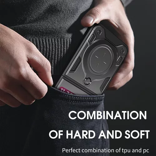 Techsuit - CamGuard Pro tok ütésálló tok - Motorola Razr 60 Ultra - Fekete
