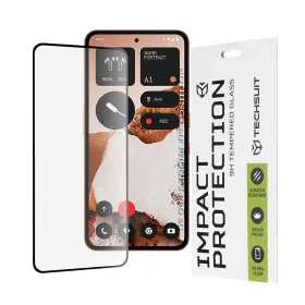   Techsuit - 111D Full Cover / Full Glue üvegfólia - Nothing CMF Phone 2 Pro /  Phone (3a) Lite - Fekete széllel