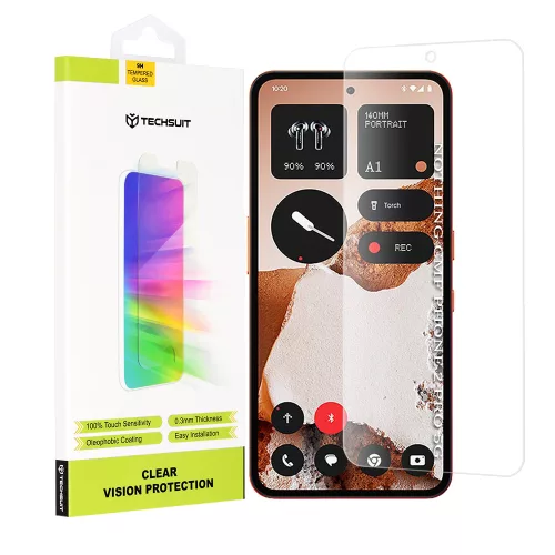 Techsuit - Clear Vision üvegfólia - Nothing CMF Phone 2 Pro / Phone (3a) Lite - Átlátszó
