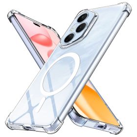   Techsuit - Schockproof Átlátszó Szilikon Magsafe tok - Honor 400 Pro - Átlátszó