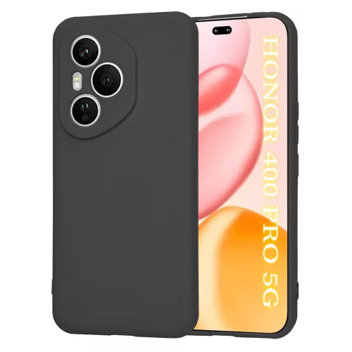 Techsuit - SoftFlex szilikon tok - Honor 400 Pro - Fekete