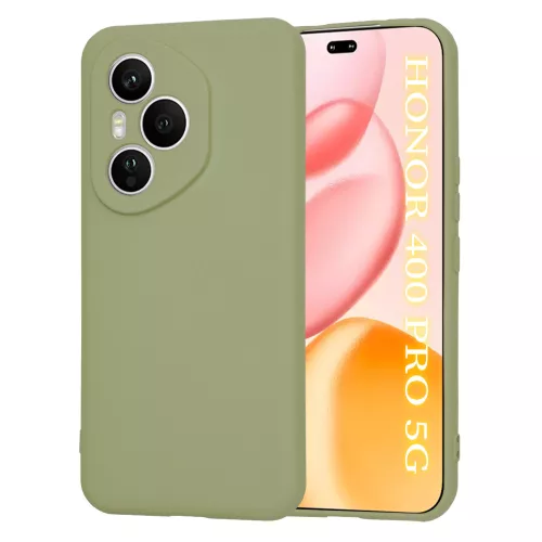 Techsuit - SoftFlex szilikon tok - Honor 400 Pro - Matcha zöld