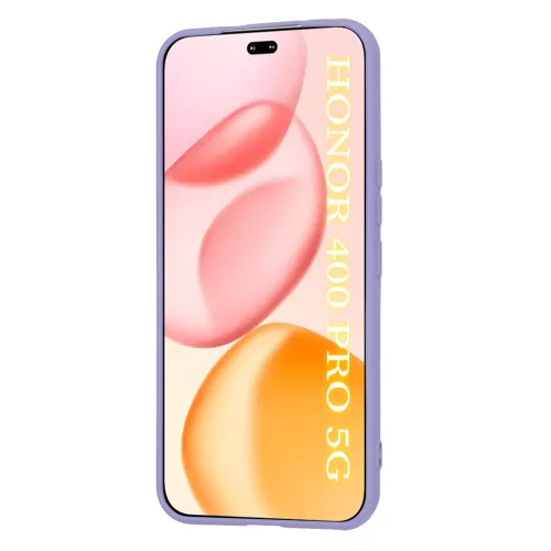 Techsuit - SoftFlex szilikon tok - Honor 400 Pro - Világos lila