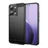 Techsuit - Carbon szilikon tok - Oppo Reno14 Pro - Fekete