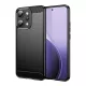 Techsuit - Carbon szilikon tok - Oppo Reno14 Pro - Fekete