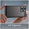 Techsuit - Carbon szilikon tok - Oppo Reno14 Pro - Fekete