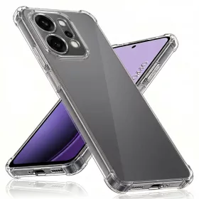   Techsuit - Shockproof Átlátszó Ütésálló Szilikon tok - Oppo Reno14 Pro - Átlátszó
