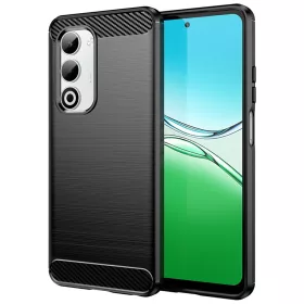 Techsuit - Carbon szilikon tok - Oppo A5 4G / A5 5G - Fekete