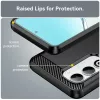 Techsuit - Carbon szilikon tok - Oppo A5 4G / A5 5G - Fekete