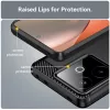 Techsuit - Carbon szilikon tok - Realme GT 7 - Fekete