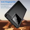 Techsuit - Carbon szilikon tok - Realme GT 7 - Fekete