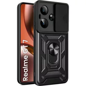 Techsuit - CamShield ütésálló tok - Realme GT 7 - Fekete
