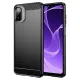 Techsuit - Carbon szilikon tok - Samsung Galaxy A07 4G - Fekete