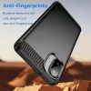Techsuit - Carbon szilikon tok - Samsung Galaxy A07 4G - Fekete