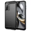 Techsuit - Carbon szilikon tok - Samsung Galaxy A17 5G / A17 4G - Fekete