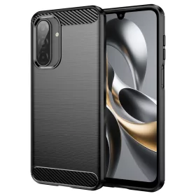   Techsuit - Carbon szilikon tok - Samsung Galaxy A17 5G / A17 4G - Fekete