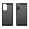 Techsuit - Carbon szilikon tok - Samsung Galaxy A17 5G / A17 4G - Fekete