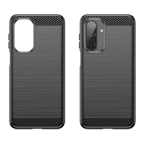 Techsuit - Carbon szilikon tok - Samsung Galaxy A17 5G / A17 4G - Fekete