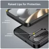 Techsuit - Carbon szilikon tok - Samsung Galaxy A17 5G / A17 4G - Fekete
