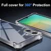 Techsuit - Shockproof Átlátszó Ütésálló Szilikon tok - Samsung Galaxy A07 4G - Átlátszó
