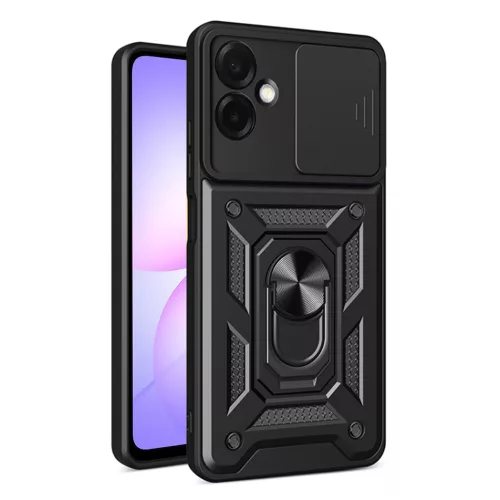 Techsuit - CamShield ütésálló tok - Samsung Galaxy A07 4G - Fekete