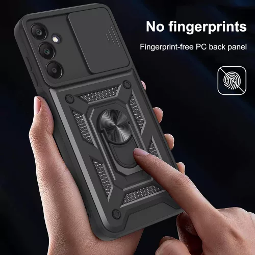 Techsuit - CamShield ütésálló tok - Samsung Galaxy A17 5G / A17 4G - Fekete