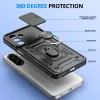 Techsuit - CamShield ütésálló tok - Samsung Galaxy A17 5G / A17 4G - Fekete