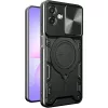 Techsuit - CamGuard Pro tok ütésálló tok - Samsung Galaxy A07 4G - Fekete