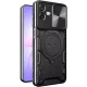 Techsuit - CamGuard Pro tok ütésálló tok - Samsung Galaxy A07 4G - Fekete