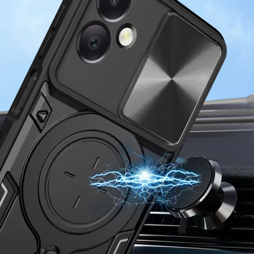 Techsuit - CamGuard Pro ütésálló tok - Samsung Galaxy A07 4G - Fekete