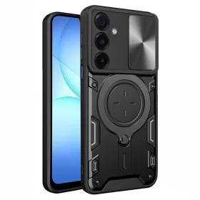   Techsuit - CamGuard Pro tok ütésálló tok - Samsung Galaxy A17 5G / A17 4G - Fekete