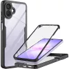 Techsuit - ColorVerse 360 tok kijelzővédővel - Samsung Galaxy A07 4G - Fekete