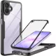 Techsuit - ColorVerse 360 tok kijelzővédővel - Samsung Galaxy A07 4G - Fekete