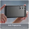 Techsuit - Carbon szilikon tok - Samsung Galaxy S25 FE - Fekete