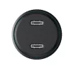 Havit - Car charger (CC2014) - 2x Type-C, PD30W, 3A, PC, Aluminum Alloy - Black