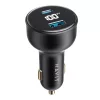 Havit - Car Charger (CC100W) - USB, Type-C, PD100W, PC, with Digital Display - Black