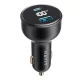 Havit - Car Charger (CC100W) - USB, Type-C, PD100W, PC, with Digital Display - Black