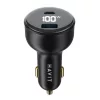 Havit - Car Charger (CC100W) - USB, Type-C, PD100W, PC, with Digital Display - Black