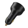 Havit - Car Charger (CC100W) - USB, Type-C, PD100W, PC, with Digital Display - Black