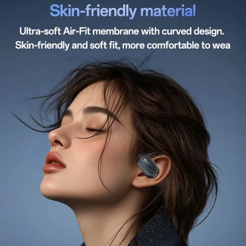 Yesido - Vezeték nélküli fülhallgató (YSP25) - Bluetooth V5.3-mal, Nyitott fülű kialakítás, IP54, 600mAh - Fekete