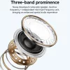 Yesido - Vezeték nélküli fülhallgató (YSP24) - Bluetooth V5.4-gyel, Nyitott fülű kialakítás, Háromsávos Prominence, Érintésmentes, 400mAh, USB-C - Fekete