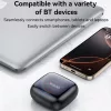 Yesido - Vezeték nélküli fülhallgató (YSP24) - Bluetooth V5.4-gyel, Nyitott fülű kialakítás, Háromsávos Prominence, Érintésmentes, 400mAh, USB-C - Fekete
