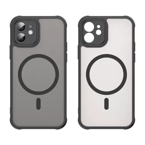 Techsuit - HaloFrost II MagSafe tok - iPhone 12 - Fekete