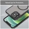 Techsuit - HaloFrost II MagSafe tok - iPhone 12 - Fekete